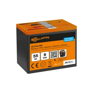 Powerpack alkalinebatterij 9V/55Ah - 160x110x115mm