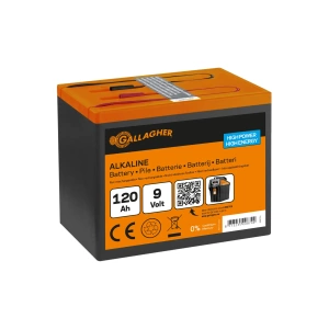 Powerpack alkalinebatterij 9V/120Ah - 160x110x115mm