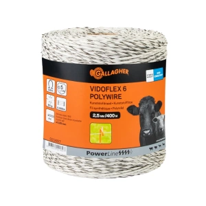 Vidoflex 6 PowerLine Wit 400m