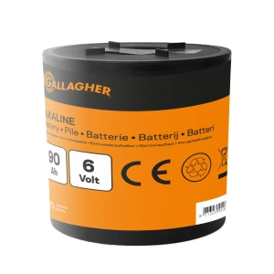 Ronde alkalinebatterij 6V/90Ah - 180x180x170mm