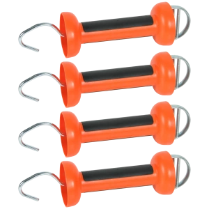 Zachte, oranje poortgreep voor tape (inox) (4)