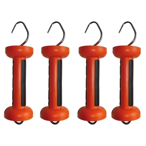 Zachte, oranje poortgreep voor touw/draad (inox) (4)