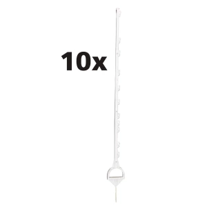 Duopack Paardenpaal wit 1,55m (2x5)