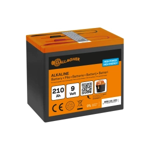 Powerpack alkalinebatterij 9V/210Ah - 190x125x160mm