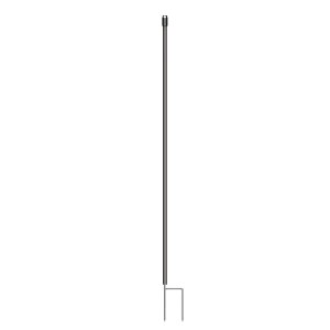 Kunststof paal zwart 19 mm 1,70 m (10)