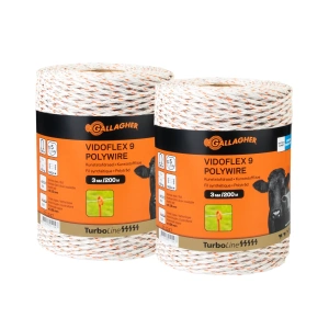 Duopack Vidoflex 9 TurboLine Wit 2x200m