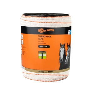 TurboStar tape 40 mm wit 100 m