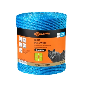 TurboLine blauwe polywire 400m