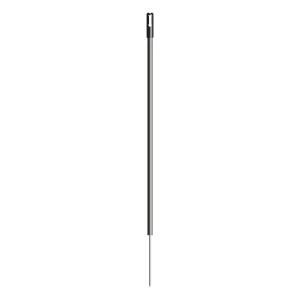 Kunststof paal zwart 13 mm 0,98 m (10)