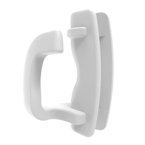 Meeraderige paalisolator wit (20)