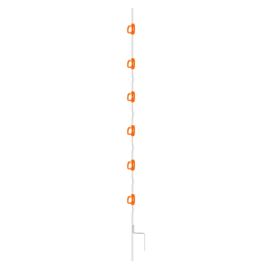 Meeraderige paal wit 1,50 m (10)