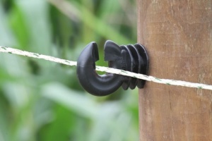 Draad geweven, wit/groen, 500m, 2,5mm