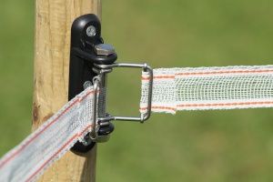 Hoek/beginisolatoren voor lint, RVS, 4st