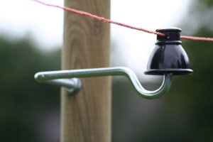 Isolatorsteunen (haaks) met M10 draad