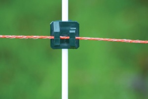 Klikisolatoren v/ palen, groen, 7mm,25st