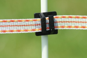 Klikisolatoren draad/lint zwart, 25st