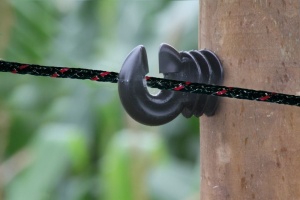 Koord zwart gevlochten/braided, 200m