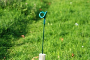 Krulstaartafstandisolator, groen, 40cm