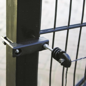 Paalklemmen kunststof, met RVS-INOX, 4st