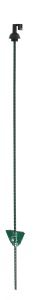 Palen veerstaal groen, 105cm, ovaal