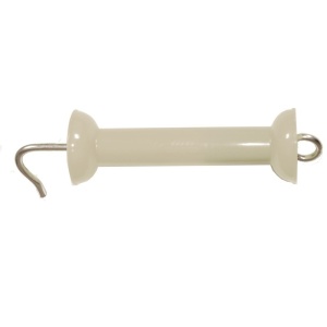 Poortgreep wit, RVS/INOX
