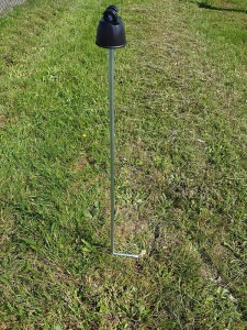 Rantsoenpalen verz.25mm met M12 top