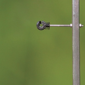 Ringisolator, halflang 10cm met M6 10 ST