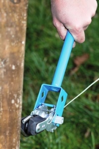 Span handle voor kamrad- en lintspanner