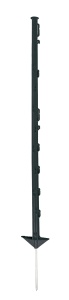 Palen kunststof zwart 154 cm 10 stuks