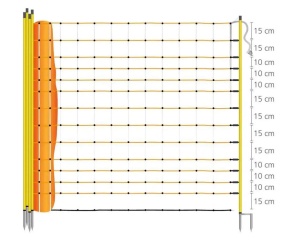 Wolvennet 130 cm - 50 mtr