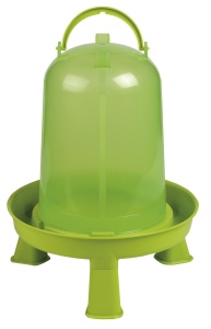 Pluimvee drinktoren op pootjes groen, 8L