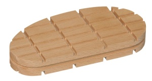 Klauwblokje hout, 14mm hoog, 112mm, 50st