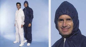 Overall disposable wegwerp blauw XXL