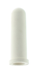 Kalverspeen Hiko wit 4mm O gat, 10cm