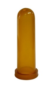Kalverspeen rubber X gat, 10cm