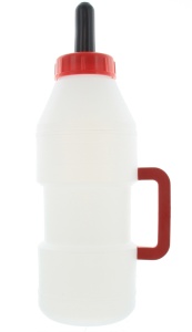 Kalverdrinkfles 2.5 liter  rood handvat