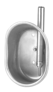 Drinkbak RVS zeugen 21x29x16cm