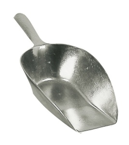 Meel/voerschep aluminium, 900g