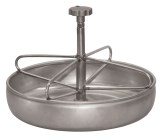 Voederkom biggen RVS  25cm