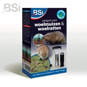 Vangset voor woelmuizen en woelratten