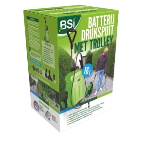 Accudrukspuit BSI met trolley, 16L