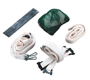 Uiernet groen met nekband M