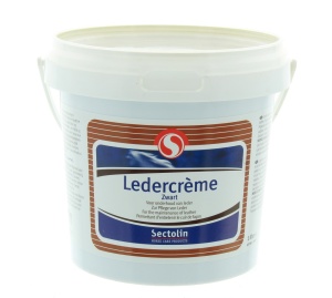 Ledercreme zwart, 1L