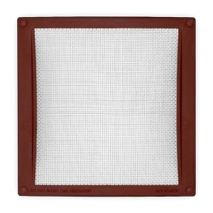 Luchtrooster groot bruin, 245x245mm